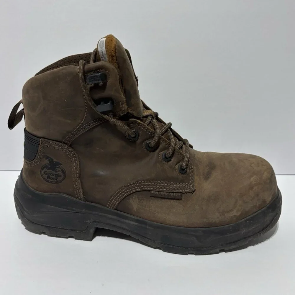 Georgia Boots Men’s FLXpoint Ultra Composite Toe Work Boots, Size 9 Wide